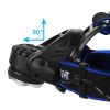 GloboStar® 79055 Φακός Κεφαλής Επαναφορτιζόμενος LED CREE XML2-T6 Chip 10 Watt 800lm με 2 x 18650 Μπαταρίες 5200mAh - Ψυχρό Λευκό 6000K - Μ8.5 x Π6.5 x Υ7cm