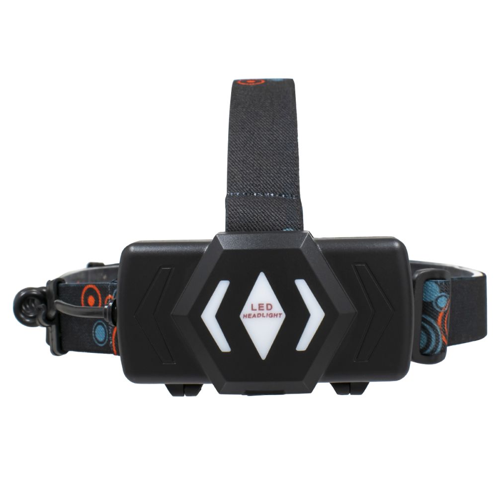 GLOBOSTAR® HEADLAMP 79056 Φακός Κεφαλής με Αισθητήρα Hand Swipe LED 20W 2000lm 15~60° DC 5V με USB-C με Επαναφορτιζόμενη Μπαταρία Li-ion 3.7V 2x18650 4800mAh Αδιάβροχο IP54 Ψυχρό Λευκό 6000K - CREE XHP50 & COB Chip - Μ7.5 x Π5.5 x Υ4.8cm - 1 Χρόνο Εγγ