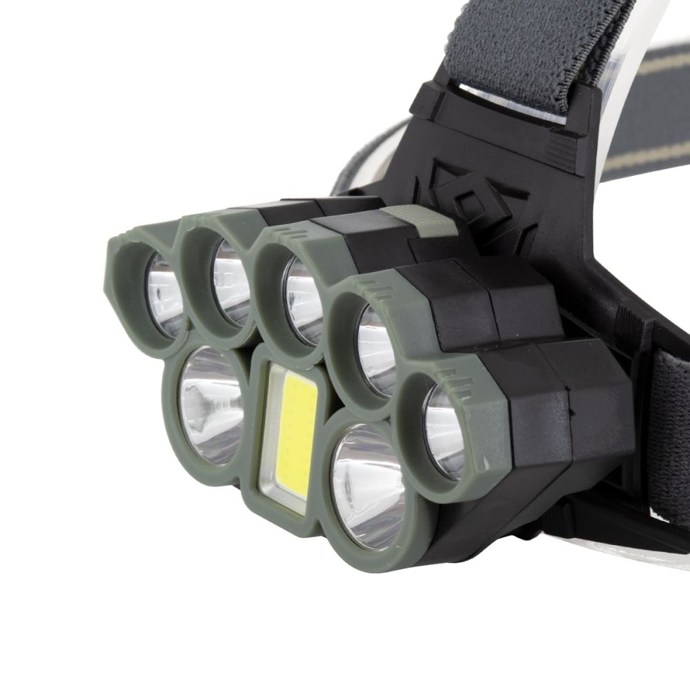 GLOBOSTAR® HEADLAMP 79062 Φακός Κεφαλής LED 40W 4000lm 15~60° DC 5V με USB-C με Επαναφορτιζόμενη Μπαταρία Li-ion 3.7V 2x18650 6000mAh Αδιάβροχο IP54 Ψυχρό Λευκό 6000K - CREE XML2-T6 Chip - Μ9.2 x Π3 x Υ4.5cm - 1 Χρόνο Εγγύηση