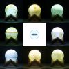 GloboStar® MOON 79609 Επιτραπέζιο Φωτιστικό Πορτατίφ LED 2W 120lm 360° DC 5V IP20 CCT Θερμό Λευκό 2700K - Φυσικό Λευκό 4500K - Ψυχρό Λευκό 6000K Dimmable Πολύχρωμο Πλαστικό με Μπεζ Ξύλο - Μ8 x Π8 x Υ11cm - ΣΕΤ 8 Τεμαχίων - 2 Xρόνια Εγγύηση