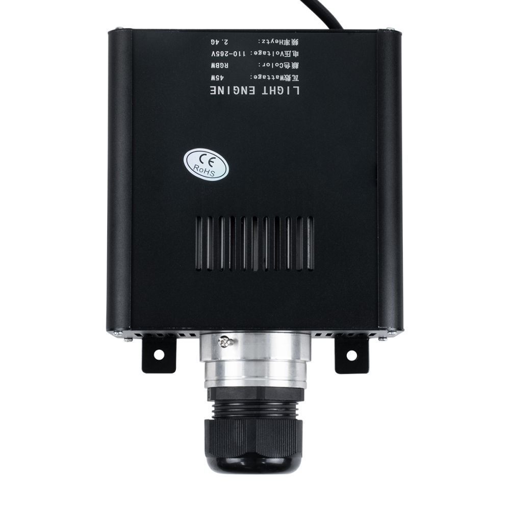GLOBOSTAR® LUMOFIBRA 79612 Σύστημα Οπτικής Ίνας με RF Ασύρματο Χειριστήριο LED 45W 4500lm 1° AC 220-240V IP20 Πολύχρωμο RGBW - Μ14 x Π26 x Υ8.5cm - 2 Χρόνια Εγγύηση