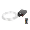 GLOBOSTAR® LUMOFIBRA 79613 Κιτ Συστήματος Οπτικής Ίνας με 150τεμ Φ1mm x Μ200cm & RF Ασύρματο Χειριστήριο LED 5W 200lm 1° AC 220-240V IP20 Πολύχρωμο RGB - Μ11.5 x Π9 x Υ4cm - 2 Χρόνια Εγγύηση