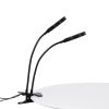 GloboStar® 79651 Grow Light Hydro Spectrum LED Φωτιστικό Ανάπτυξης Υδροπονικών Φυτών Γλάστρας με 2 Κινούμενες Κεφαλές & Βάση Clip SMD 2835 10W 160° DC 5V IP20 με Dimmer & Timer Εσωτερικού Χώρου για Κάλυψη Επιφάνειας 0.6m x 0.6m Πλήρους Φάσματος Φω