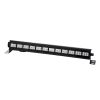 GLOBOSTAR® UVBAR 79660 Μπάρα Φωτισμού με IR Ασύρματο Χειριστήριο LED 36W 120° AC 220-240V IP20 Ultraviolet UV Black Light DMX512 - Star LED Chip - Μαύρο - Μ50 x Π6 x Υ6cm - 2 Χρόνια Εγγύηση
