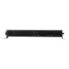 GLOBOSTAR® UVBAR 79660 Μπάρα Φωτισμού με IR Ασύρματο Χειριστήριο LED 36W 120° AC 220-240V IP20 Ultraviolet UV Black Light DMX512 - Star LED Chip - Μαύρο - Μ50 x Π6 x Υ6cm - 2 Χρόνια Εγγύηση