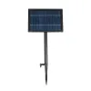 GLOBOSTAR® TWILIGHT 79669 Μοντέρνο Φωτιστικό Κήπου Γιρλάντα 14.5m με 50 Λάμπες LED 30W 2700lm 360° DC 3.6V με Φωτοβολταϊκό Panel 5.5V 5W & Επαναφορτιζόμενη Μπαταρία Li-ion 3.7V 3x18650 6600mAh Αδιάβροχο IP65 Θερμό Λευκό 2700Κ Dimmable - Sanan SMD Chip