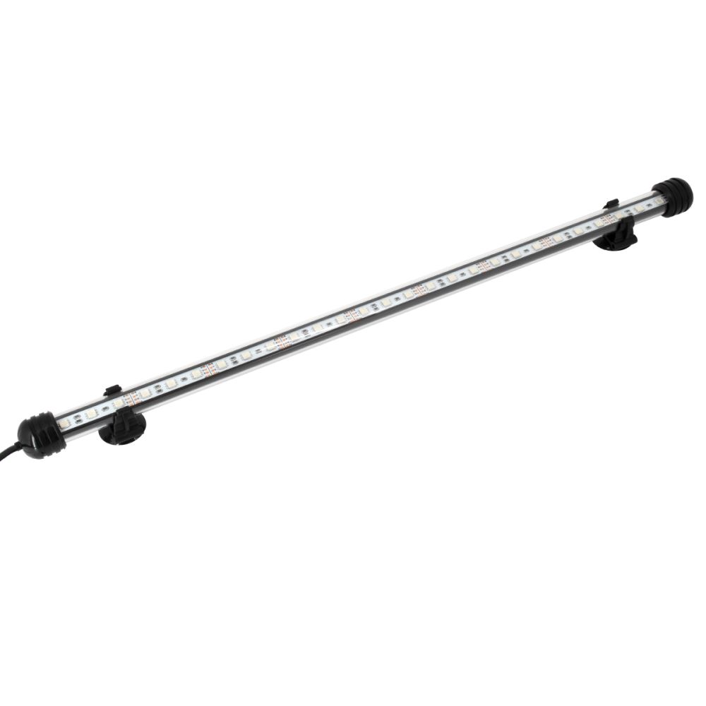 GLOBOSTAR® AQUARIUS 79673 Φωτιστικό Ενυδρείου με IR Ασύρματο Χειριστήριο LED 5.5W 275lm 180° AC 220-240V Αδιάβροχο IP68 Πολύχρωμο RGB Dimmable - Sanan SMD Chip - Μαύρο - Μ48 x Π2.5 x Υ2.5cm - 2 Χρόνια Εγγύηση