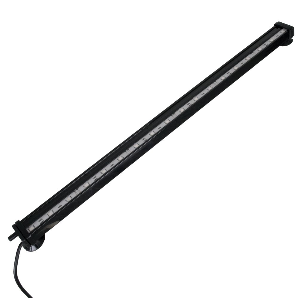 GLOBOSTAR® AQUARIUS 79676 Φωτιστικό Ενυδρείου με Οξυγονωτή & IR Ασύρματο Χειριστήριο LED 18W 900lm 180° AC 220-240V Αδιάβροχο IP68 Πολύχρωμο RGB Dimmable - Sanan SMD Chip - Μαύρο - Μ45 x Π2.8 x Υ1.3cm - 2 Χρόνια Εγγύηση