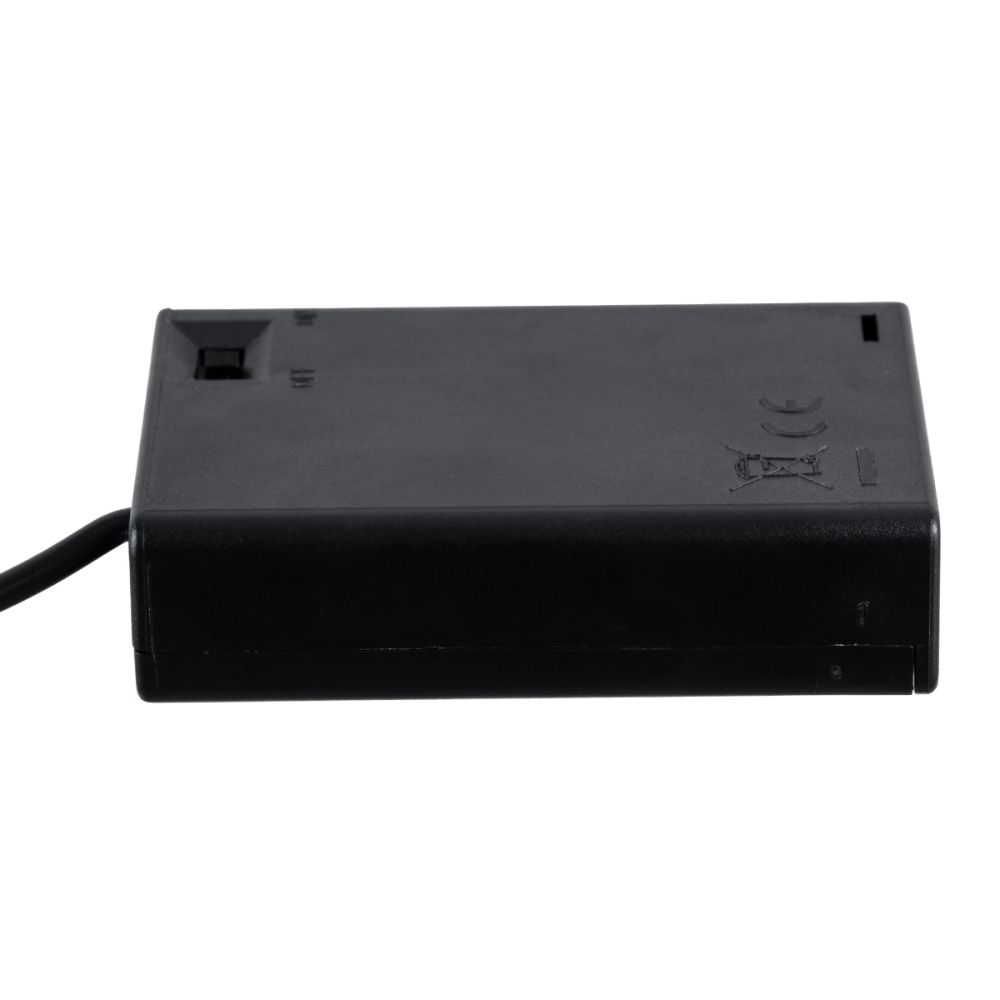 GLOBOSTAR® USBGARLAND 79791 Κουτί Τροφοδοσίας με USB & Διακόπτη On/Off για Γιρλάντες LED DC 5V με 3xAA Μπαταρίες IP44 - Μαύρο - Μ6.8 x Π4.8 x Υ1.8cm