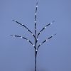 GLOBOSTAR® BRANCH 79800 Μοντέρνο Επιτραπέζιο Φωτιστικό LED 3W 300lm 360° με 2 x ΑΑ Μπαταρίες DC 3V IP20 Ψυχρό Λευκό 6000K - DIODE - Καφέ & Μπεζ - Μ62.5 x Π62.5 x Υ70cm - 2 Χρόνια Εγγύηση