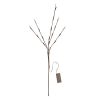 GLOBOSTAR® BRANCH 79800 Μοντέρνο Επιτραπέζιο Φωτιστικό LED 3W 300lm 360° με 2 x ΑΑ Μπαταρίες DC 3V IP20 Ψυχρό Λευκό 6000K - DIODE - Καφέ & Μπεζ - Μ62.5 x Π62.5 x Υ70cm - 2 Χρόνια Εγγύηση
