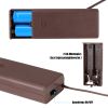 GLOBOSTAR® BRANCH 79800 Μοντέρνο Επιτραπέζιο Φωτιστικό LED 3W 300lm 360° με 2 x ΑΑ Μπαταρίες DC 3V IP20 Ψυχρό Λευκό 6000K - DIODE - Καφέ & Μπεζ - Μ62.5 x Π62.5 x Υ70cm - 2 Χρόνια Εγγύηση