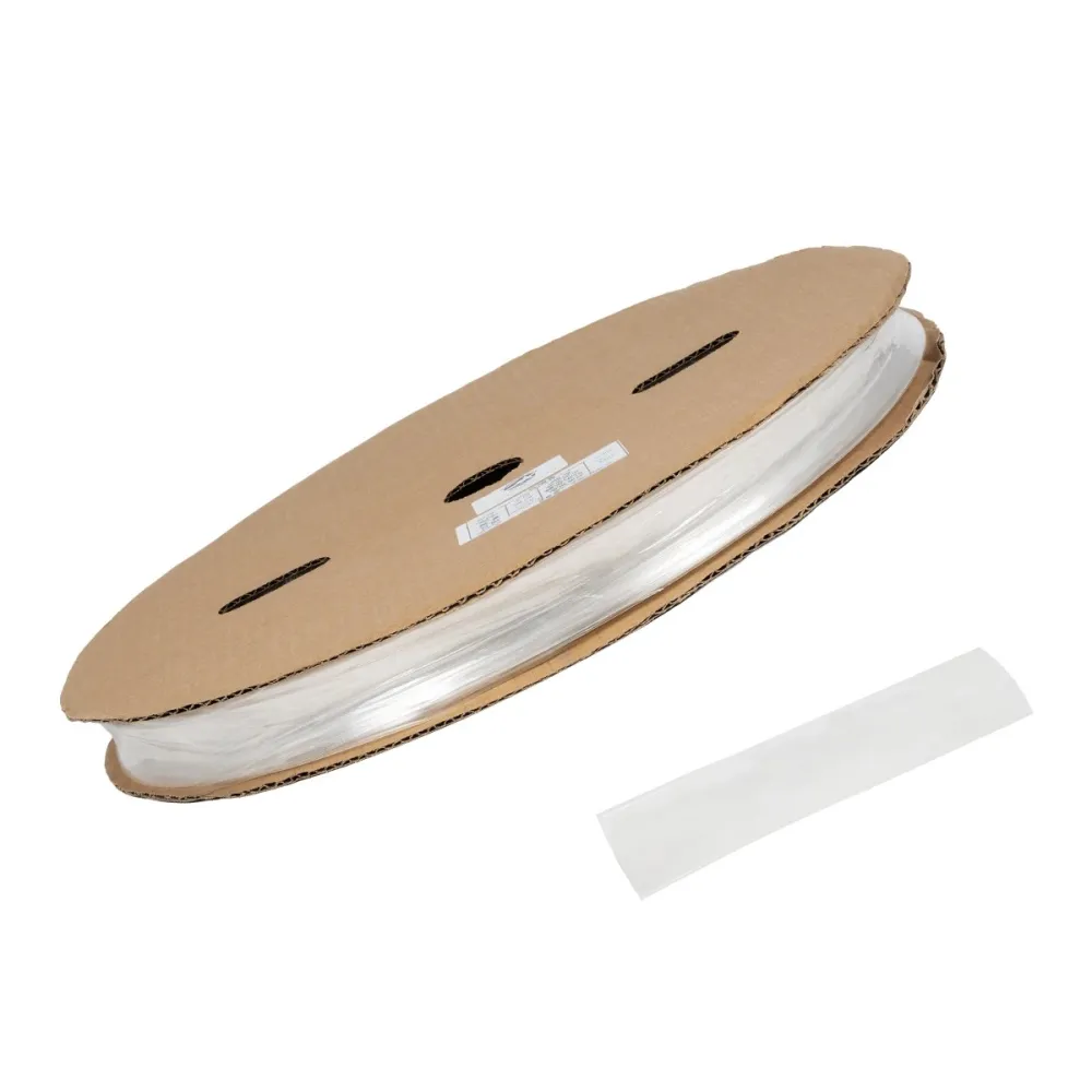 GLOBOSTAR® SHRINKTUBE 79813 Θερμοσυστελλόμενο Μακαρόνι Στεγανοποίησης για Neon Flex LED Αδιάβροχο IP65 - Διάφανο - Μ10000 x Π1.6 x Υ1.6cm/Π1 x Υ1cm