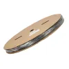 GLOBOSTAR® SHRINKTUBE 79815 Θερμοσυστελλόμενο Μακαρόνι Στεγανοποίησης για Neon Flex LED Αδιάβροχο IP65 - Μαύρο Ματ - Μ100 x Π0.3 x Υ0.3cm/Π0.15 x Υ0.15cm
