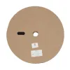GLOBOSTAR® SHRINKTUBE 79818 Θερμοσυστελλόμενο Μακαρόνι Στεγανοποίησης για Neon Flex LED Αδιάβροχο IP65 - Μαύρο Ματ - Μ100 x Π1 x Υ1cm/Π0.5 x Υ0.5cm