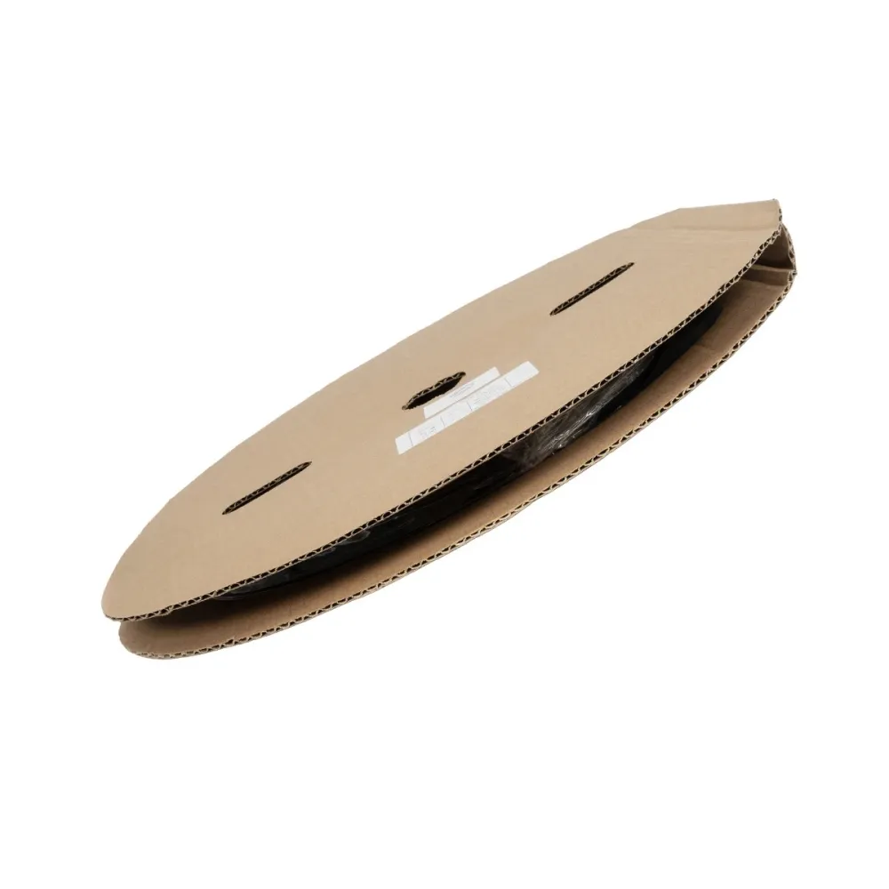 GLOBOSTAR® SHRINKTUBE 79819 Θερμοσυστελλόμενο Μακαρόνι Στεγανοποίησης για Neon Flex LED Αδιάβροχο IP65 - Μαύρο Ματ - Μ100 x Π1.2 x Υ1.2cm/Π0.6 x Υ0.6cm