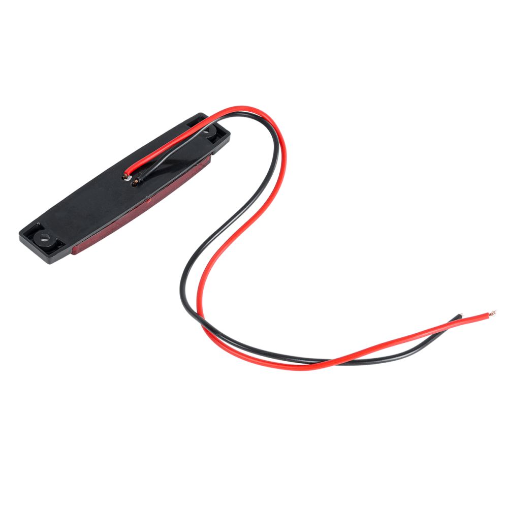 GLOBOSTAR® SIDEMARKER 79901 Φώτα Όγκου Οχημάτων LED 1.5W 75lm 120° DC 10-30V Αδιάβροχο IP66 Κόκκινο - 6 x SMD2835 Sanan Chip - Μ9.5 x Π2 x Υ1.1cm - 1 Χρόνο Εγγύηση