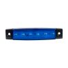 GloboStar® 79903 Πλευρικά Φώτα Όγκου Φορτηγών LED 6xSMD2835 DC 10-30V 1.5W 100lm IP66 Mπλε - Μ9.5 x W2 x H1.1cm