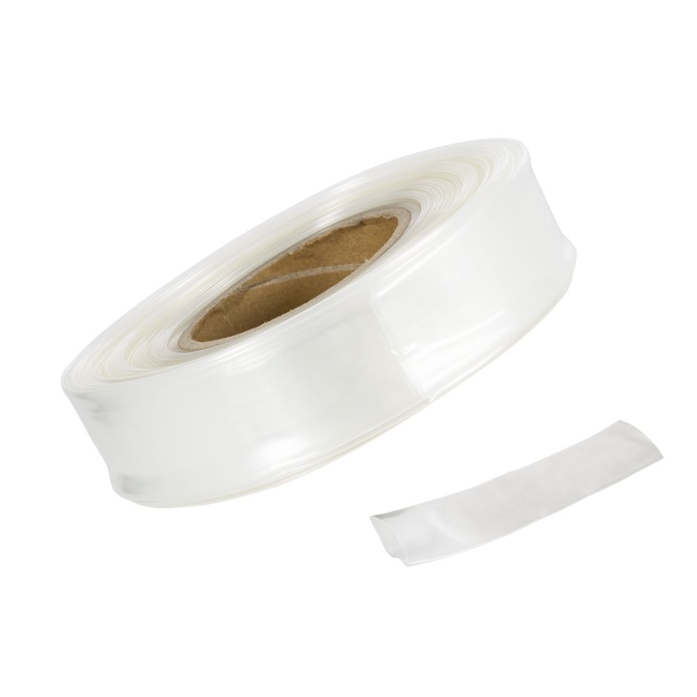 GLOBOSTAR® SHRINKTUBE 79969 Θερμοσυστελλόμενο Μακαρόνι Στεγανοποίησης για Neon Flex LED Αδιάβροχο IP65 - Διάφανο - Μ250 x Π3 x Υ3cm/Π1.5 x Υ1.5cm - Ρολό 25 Μέτρων