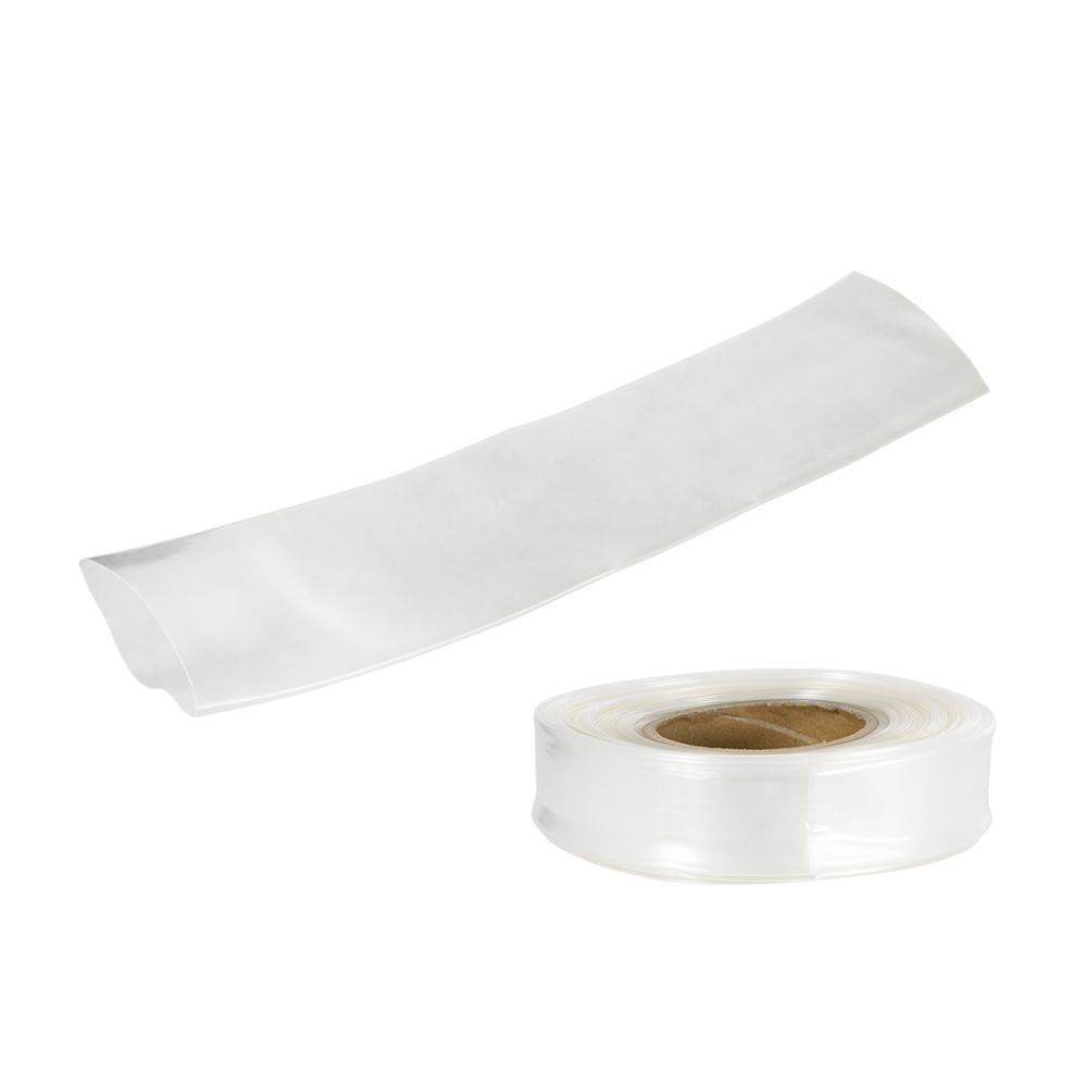GLOBOSTAR® SHRINKTUBE 79969-1 Θερμοσυστελλόμενο Μακαρόνι Στεγανοποίησης για Neon Flex LED Αδιάβροχο IP65 - Διάφανο - Μ20 x Π3 x Υ3cm/Π1.5 x Υ1.5cm