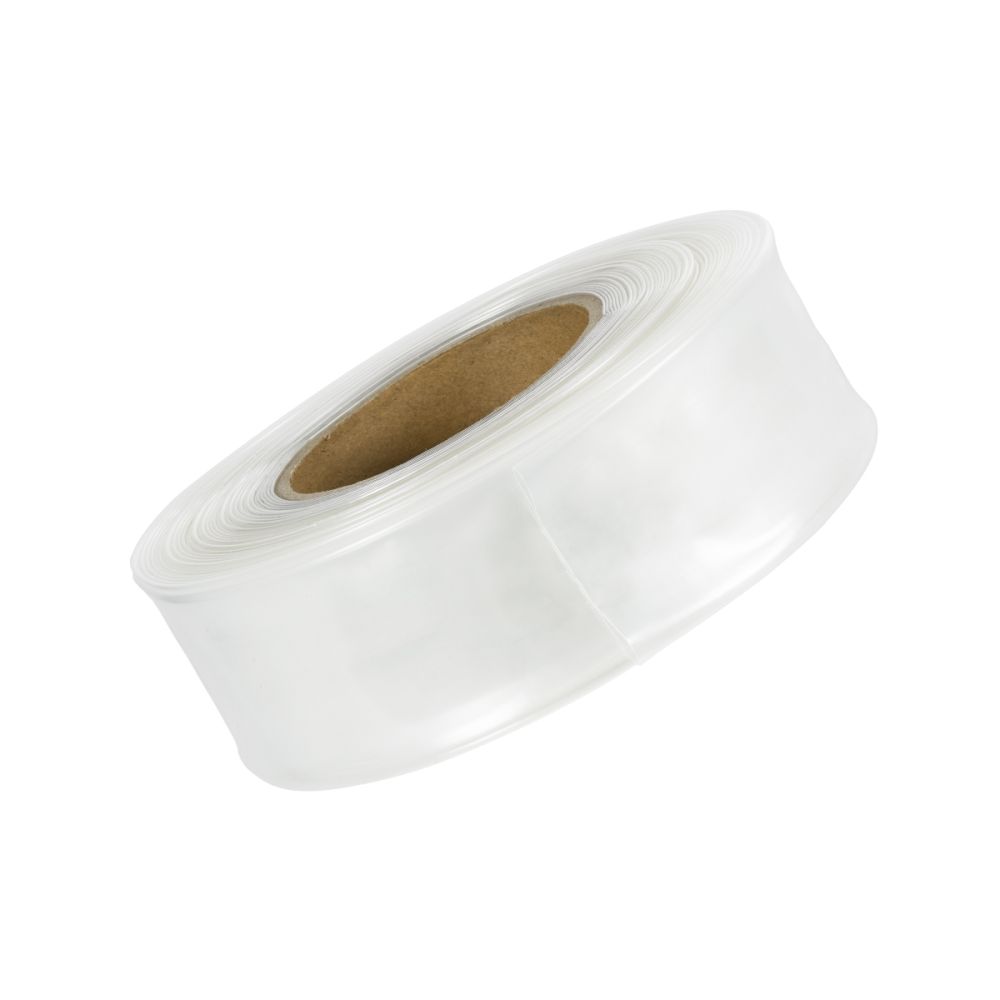 GLOBOSTAR® SHRINKTUBE 79970 Θερμοσυστελλόμενο Μακαρόνι Στεγανοποίησης για Neon Flex LED Αδιάβροχο IP65 - Διάφανο - Μ250 x Π4 x Υ4cm/Π2 x Υ2cm - Ρολό 25 Μέτρων