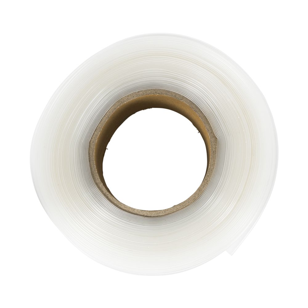 GLOBOSTAR® SHRINKTUBE 79970 Θερμοσυστελλόμενο Μακαρόνι Στεγανοποίησης για Neon Flex LED Αδιάβροχο IP65 - Διάφανο - Μ250 x Π4 x Υ4cm/Π2 x Υ2cm - Ρολό 25 Μέτρων