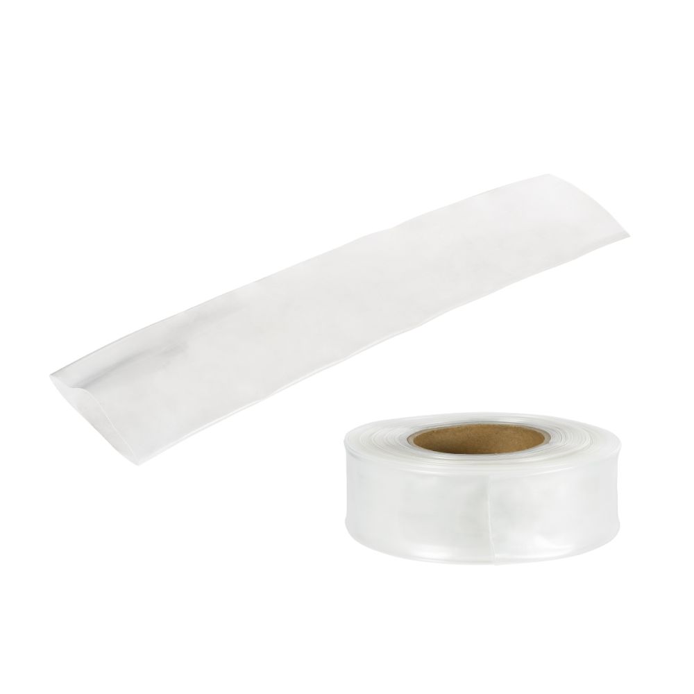 GLOBOSTAR® SHRINKTUBE 79970-1 Θερμοσυστελλόμενο Μακαρόνι Στεγανοποίησης για Neon Flex LED Αδιάβροχο IP65 - Διάφανο - Μ20 x Π4 x Υ4cm/Π2 x Υ2cm