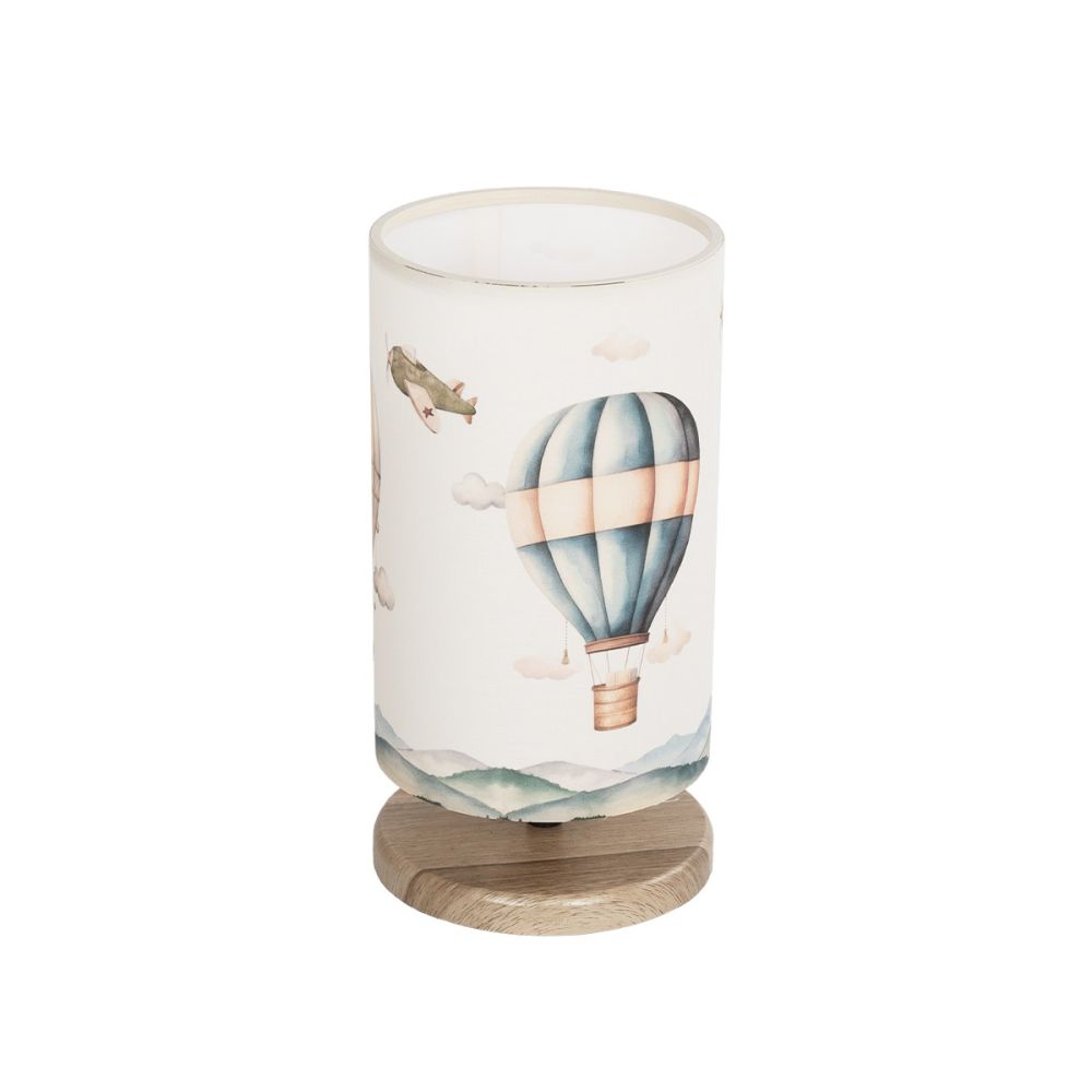GLOBOSTAR® BALLON 204-0145 Παιδικό Επιτραπέζιο Φωτιστικό Πορτατίφ με Ντουί 1 x E14 AC 220-240V IP20 - Πολύχρωμο - Μ15 x Π15 x Υ30cm