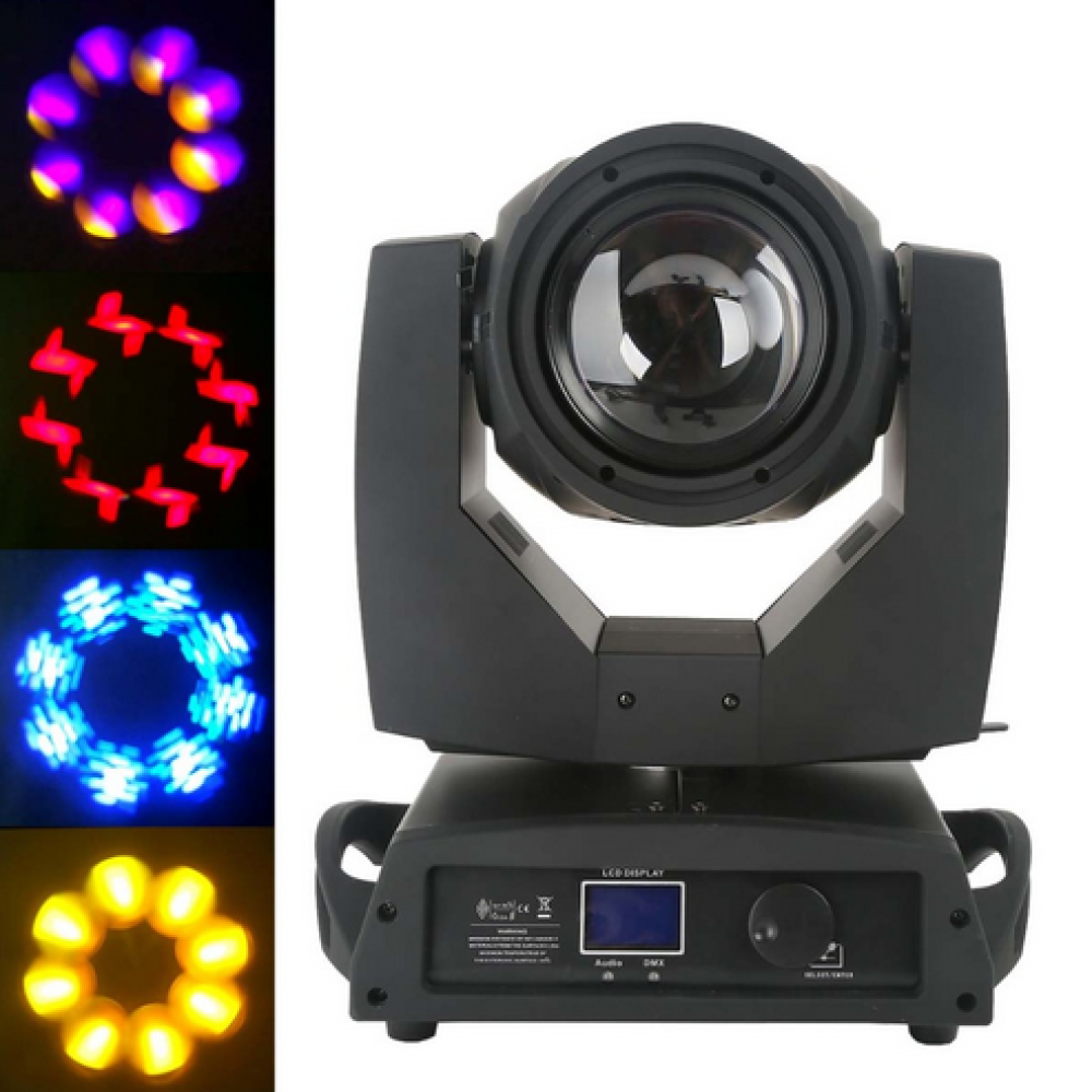Κινούμενη Ρομποτική Κεφαλή Apollo BEAM Rainbow Effect Osram YODN 7R RGBW 230W 230V Zoom 0° - 3.8° GloboStar 51115
