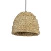 GLOBOSTAR® MEKA 204-0163 Boho Κρεμαστό Φωτιστικό Οροφής με Ντουί 1 x E27 AC 220-240V IP20 - Μπεζ - Μ30 x Π30 x Υ25cm