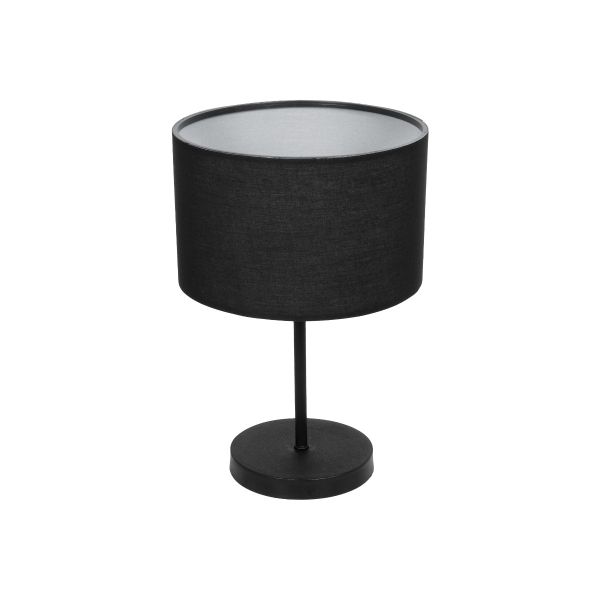 GLOBOSTAR® STRING 204-0196 Μοντέρνο Επιτραπέζιο Φωτιστικό Πορτατίφ με Ντουί 1 x E27 AC 220-240V IP20 - Μαύρο - Μ24 x Π24 x Υ37cm