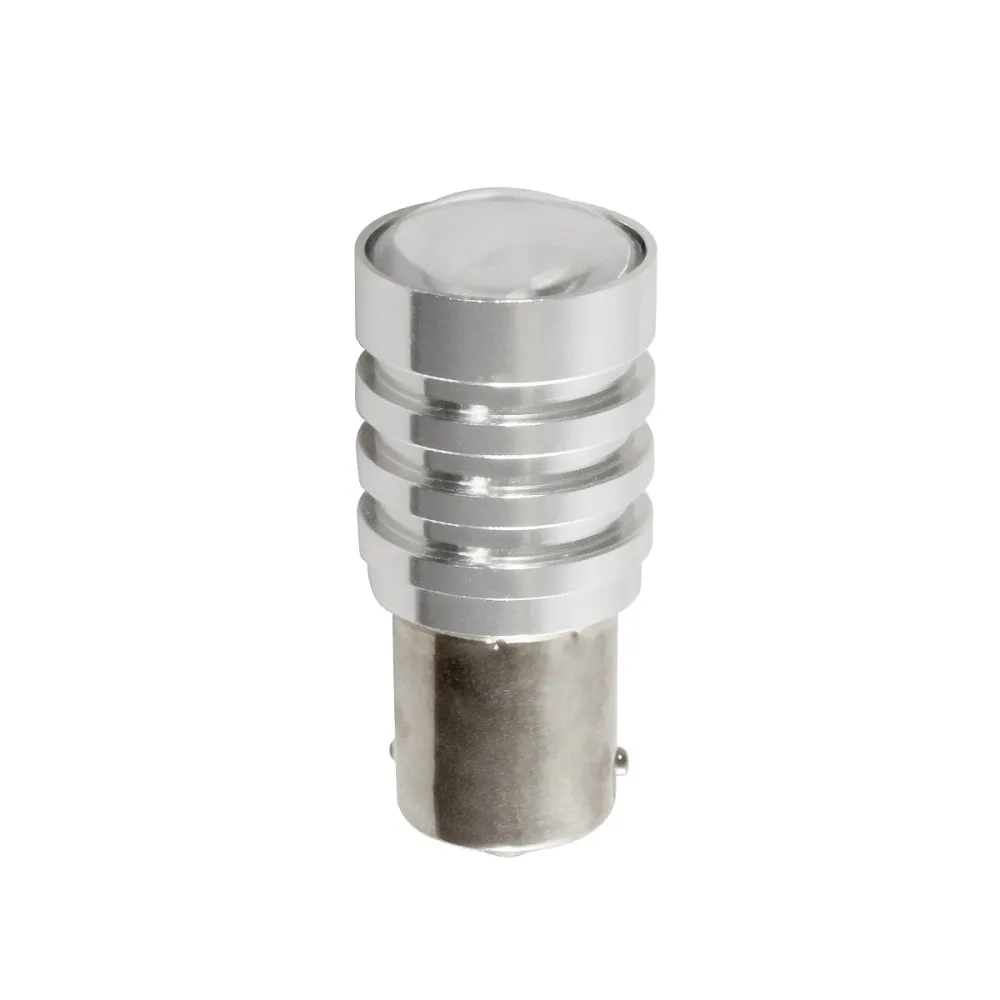 GLOBOSTAR® PΥ21W-7507 81215 Λάμπα PΥ21W 7507 BAU15S LED 10W 780lm 360° DC 12V IP20 Ψυχρό Λευκό 6000K - 1 x CREE XPE Chip - Μ2 x Π2 x Υ4.5cm - 1 Χρόνο Εγγύηση