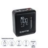 GloboStar® 81490 Φορητή Επαναφορτιζόμενη Ψηφιακή Τρόμπα - Κομπρέσορας Αέρος Αυτοκινήτου & Μοτοσυκλέτας - με Οθόνη LCD & Ενσωματωμένη Επαναφορτιζόμενη Μπαταρία Λιθίου 7800 mAh - Πίεση Αέρος Max 150 PSI - 5 Προγράμματα - Φακό LED - Power Bank με έξο