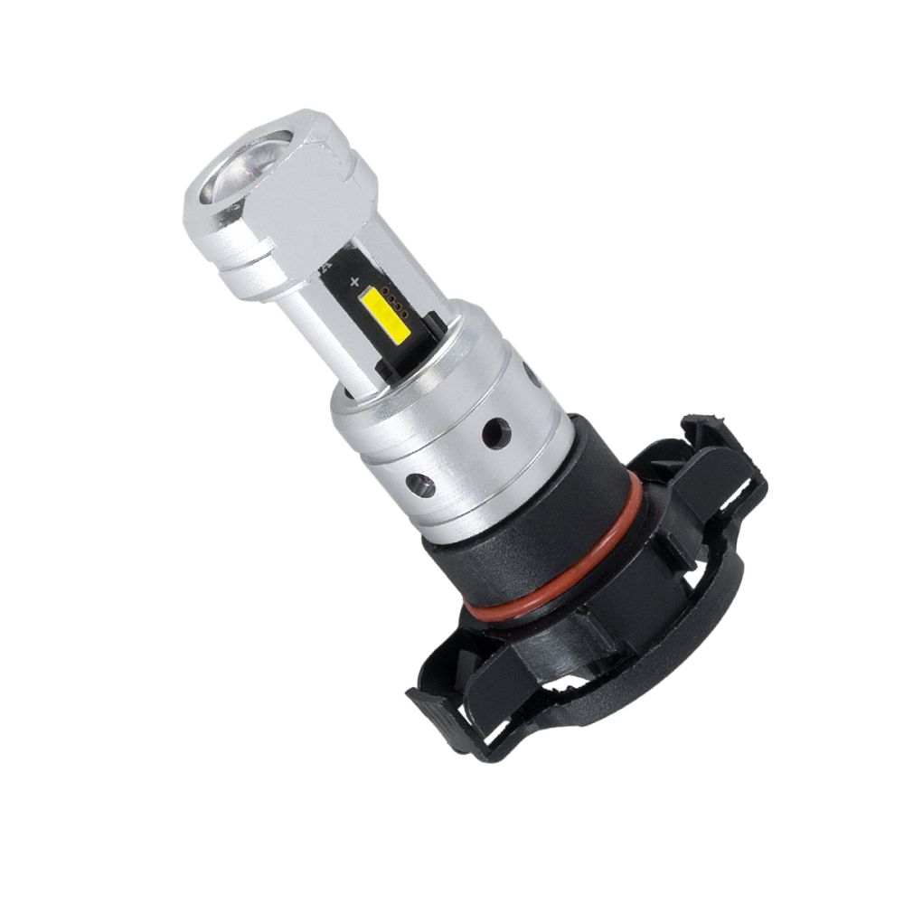 GloboStar® 81508 Λάμπα Αυτοκινήτου & Μοτοσυκλέτας LED PXS24W/2504 3rd Generation Can-Bus Extreme Series 5xSMD1860 CSP 8.5W 1200lm 360° DC 12-24V IP20 - Μ4 x Π2.8 x Υ6cm Μαύρο - Ψυχρό Λευκό 6000K - 2 Χρόνια Εγγύηση