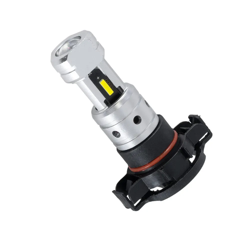 GloboStar® 81508 Λάμπα Αυτοκινήτου & Μοτοσυκλέτας LED PXS24W/2504 3rd Generation Can-Bus Extreme Series 5xSMD1860 CSP 8.5W 1200lm 360° DC 12-24V IP20 - Μ4 x Π2.8 x Υ6cm Μαύρο - Ψυχρό Λευκό 6000K - 2 Χρόνια Εγγύηση