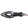 GLOBOSTAR® TURNLIGHT 81752 Φλας Μοτοσυκλέτας LED 1.5W/3W 110lm/220lm 120° DC 12V Αδιάβροχο IP65 Πορτοκαλί - Μ11.1 x Π3 x Υ2.1cm - Πακέτο 2 Τεμαχίων - 1 Χρόνο Εγγύηση