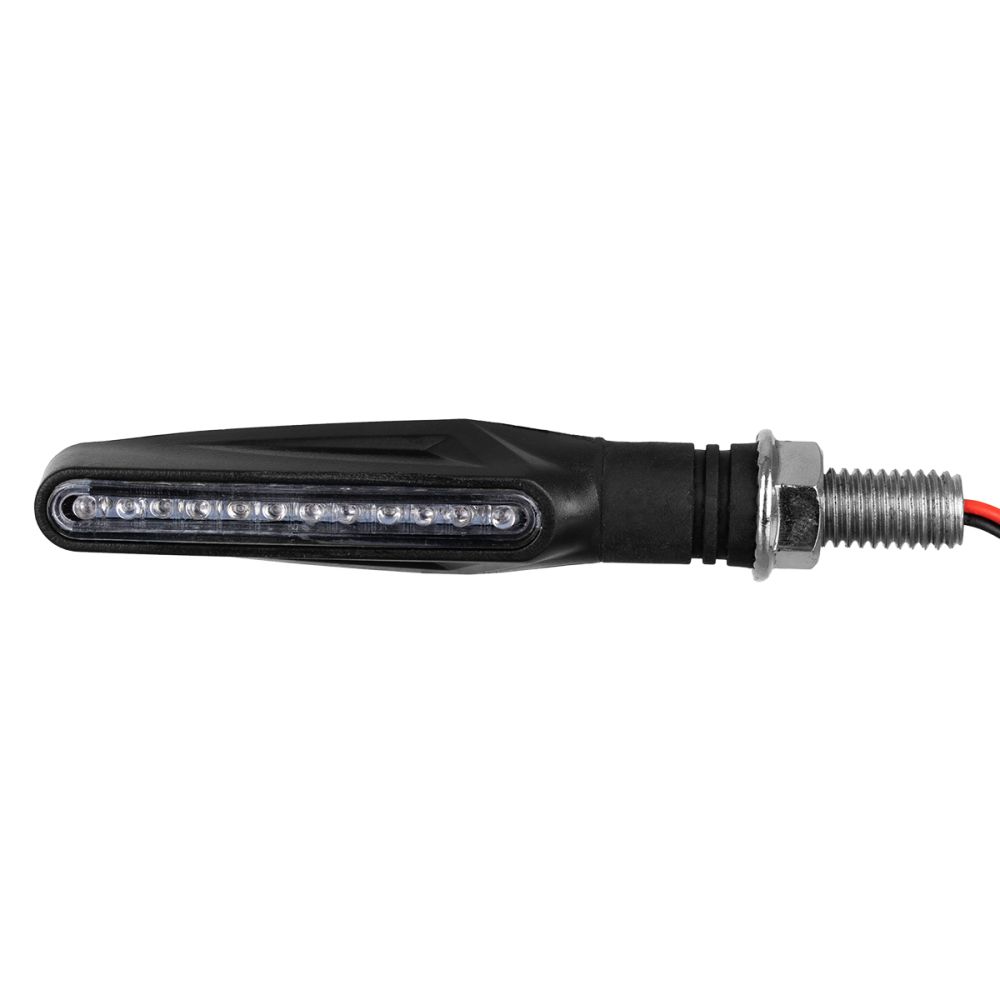 GLOBOSTAR® TURNLIGHT 81753 Φλας Μοτοσυκλέτας LED 1W/2W 110lm/220lm 120° DC 12V Αδιάβροχο IP65 Πορτοκαλί - Μ11 x Π2.3 x Υ1.9cm - Πακέτο 2 Τεμαχίων - 1 Χρόνο Εγγύηση