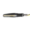 GLOBOSTAR® TURNLIGHT 81754 Φλας Μοτοσυκλέτας LED 1W/2W 110lm/220lm 120° DC 12V Αδιάβροχο IP65 Πορτοκαλί - Μ14 x Π2.3 x Υ1.9cm - Πακέτο 2 Τεμαχίων - 1 Χρόνο Εγγύηση