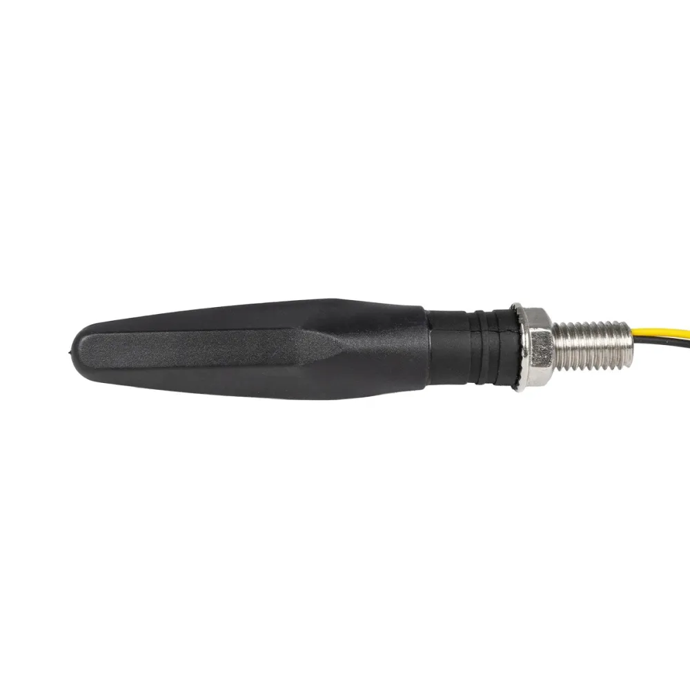 GLOBOSTAR® TURNLIGHT 81754 Φλας Μοτοσυκλέτας LED 1W/2W 110lm/220lm 120° DC 12V Αδιάβροχο IP65 Πορτοκαλί - Μ14 x Π2.3 x Υ1.9cm - Πακέτο 2 Τεμαχίων - 1 Χρόνο Εγγύηση