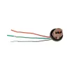 GloboStar® 81791 Βάση Λάμπας Τ20 με 13cm Καλώδιο Τροφοδοσίας Φ3.2 x Υ3cm