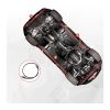 GLOBOSTAR® UNDERBODY 81841 Κιτ Διακοσμητικού Φωτισμού Αυτοκινήτου με IR Ασύρματο Χειριστήριο LED 72W 4320lm 120° DC 12V Αδιάβροχο IP65 Πολύχρωμο RGB - 2 Τεμάχια x Μ90 x Π1.3 x Υ1.3cm & 2 Τεμάχια x Μ120 x Π1.3 x Υ1.3cm - Πακέτο 4 Τεμαχίων - 1 Χρόνο Εγγ