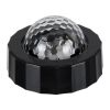 GloboStar® 81844 Φορητό Διακοσμητικό Φωτιστικό Ειδικών Φωτορυθμικών Εφέ PARTY Disco LED 3W DC 5V 300mAh Επαναφορτιζόμενο - Sound Activated - Καλώδιο Τροφοδοσίας USB - Βάση με Μαγνήτη - Πολύχρωμo RGB IP20 Μ7.5 x Π7.5 x Υ4.5cm