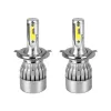 GLOBOSTAR® LEDKITC6 82002 Λάμπα H4 LED 24W/48W 3600lm/7200lm 360° DC 12-24V Αδιάβροχο IP65 Ψυχρό Λευκό 6000K - CREE COB Chip - Μ3.5 x Π3.5 x Υ9.5cm - Πακέτο 2 Τεμαχίων - 1 Χρόνο Εγγύηση