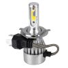 GLOBOSTAR® LEDKITC6 82002 Λάμπα H4 LED 24W/48W 3600lm/7200lm 360° DC 12-24V Αδιάβροχο IP65 Ψυχρό Λευκό 6000K - CREE COB Chip - Μ3.5 x Π3.5 x Υ9.5cm - Πακέτο 2 Τεμαχίων - 1 Χρόνο Εγγύηση
