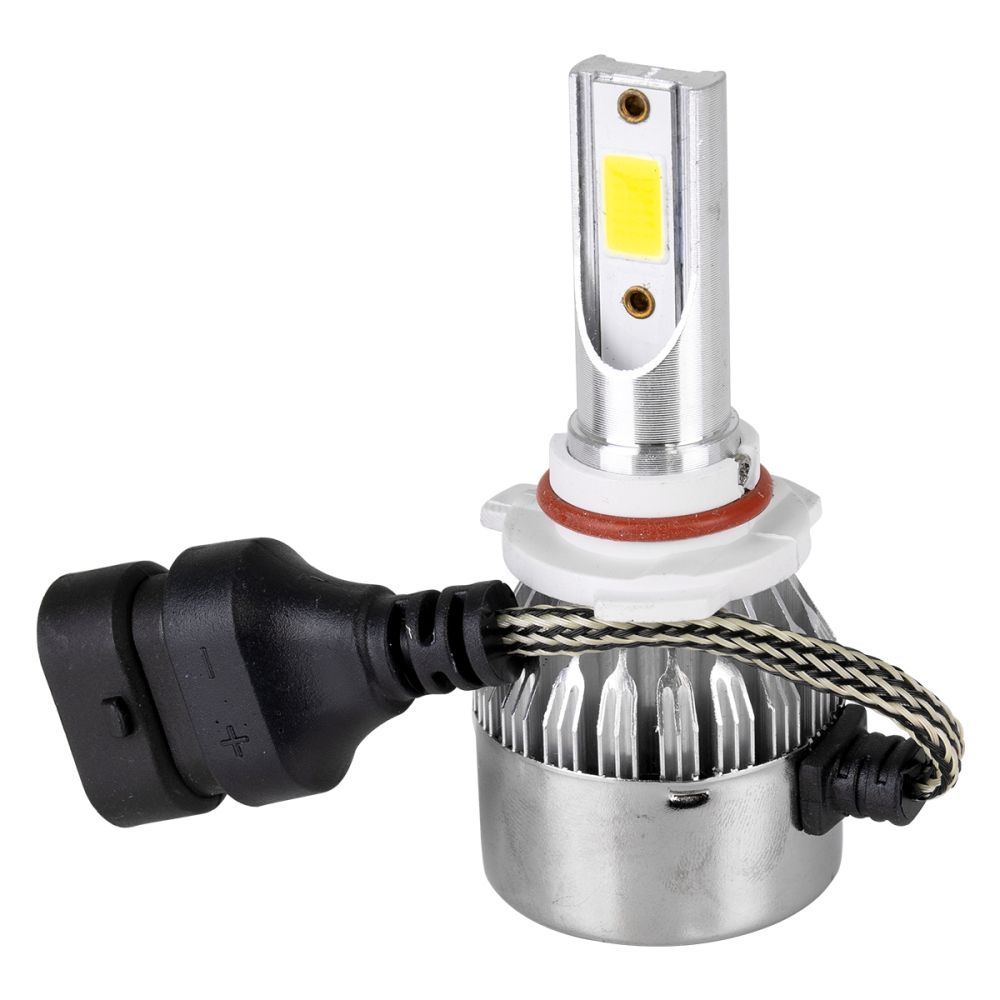 GloboStar® 82006 H10 C6 Line KIT Βασικού Φωτισμού Αυτοκινήτου & Φορτηγού 1st Generation Can-Bus Series LED CREE CXB COB 24W/48W 4800lm/9600lm DC 12V Αδιάβροχο IP65 Ψυχρό Λευκό 6000K