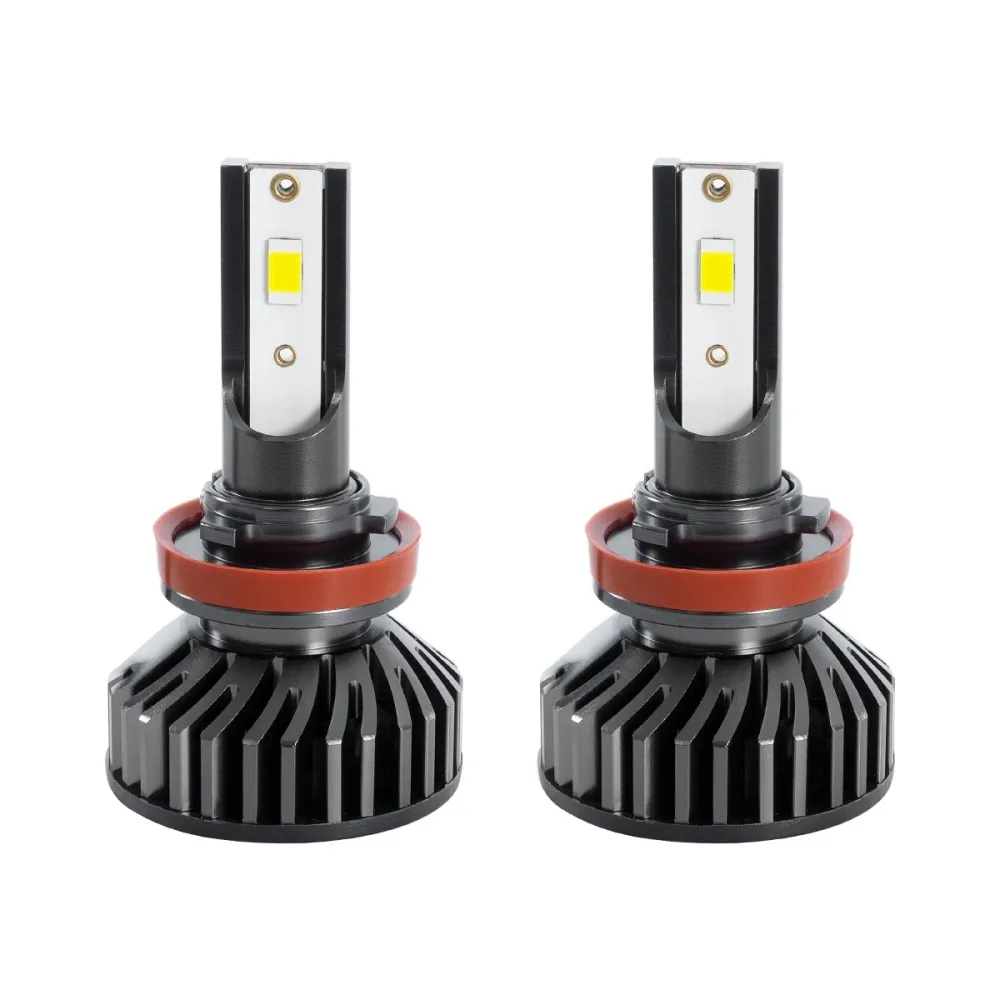 GLOBOSTAR® LEDKITF2 82027 Λάμπα H11 CANbus LED 30W/60W 3500lm/7000lm 360° DC 12-24V Αδιάβροχο IP65 Ψυχρό Λευκό 6000K - CREE COB Chip - Μ4 x Π4 x Υ6.6cm - Πακέτο 2 Τεμαχίων - 2 Χρόνια Εγγύηση