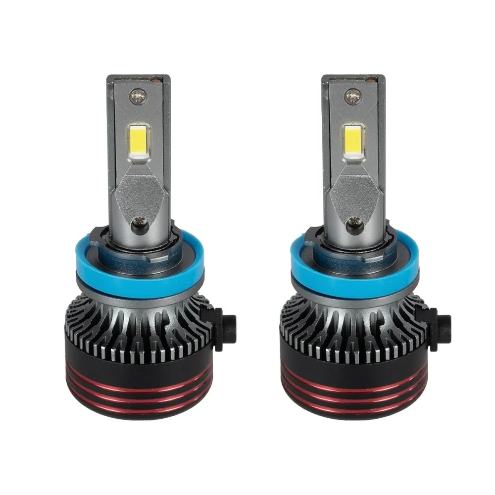 GloboStar® 82087 H11 HL Line KIT Βασικού Φωτισμού Αυτοκινήτου & Φορτηγού 3rd Generation Can-Bus Extreme Series LED CREE CXB COB 60W/120W 10000lm/20000lm DC 12V Αδιάβροχο IP68 Ψυχρό Λευκό 6000K