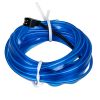 GloboStar® 82205 TUBE 360° Degree Διακοσμητική EL-Wire Neon Αυτοκινήτου Κορδόνι ΣΕΤ 3m 1W/3m 30lm/m 360° DC 12V με Βύσμα Αναπτήρα Αυτοκινήτου Αδιάβροχη IP68 Μπλε