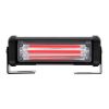 GloboStar® 85030 PRO Series ΣΕΤ 4 x Μπάρες Σήμανσης Οχήματος Πυροσβεστικής για Αυτοκίνητα & Φορτηγά 13 Προγραμμάτων Φωτισμού STROBE LED CREE CXB COB 36W DC 10-30V Αδιάβροχο IP65 Κόκκινο