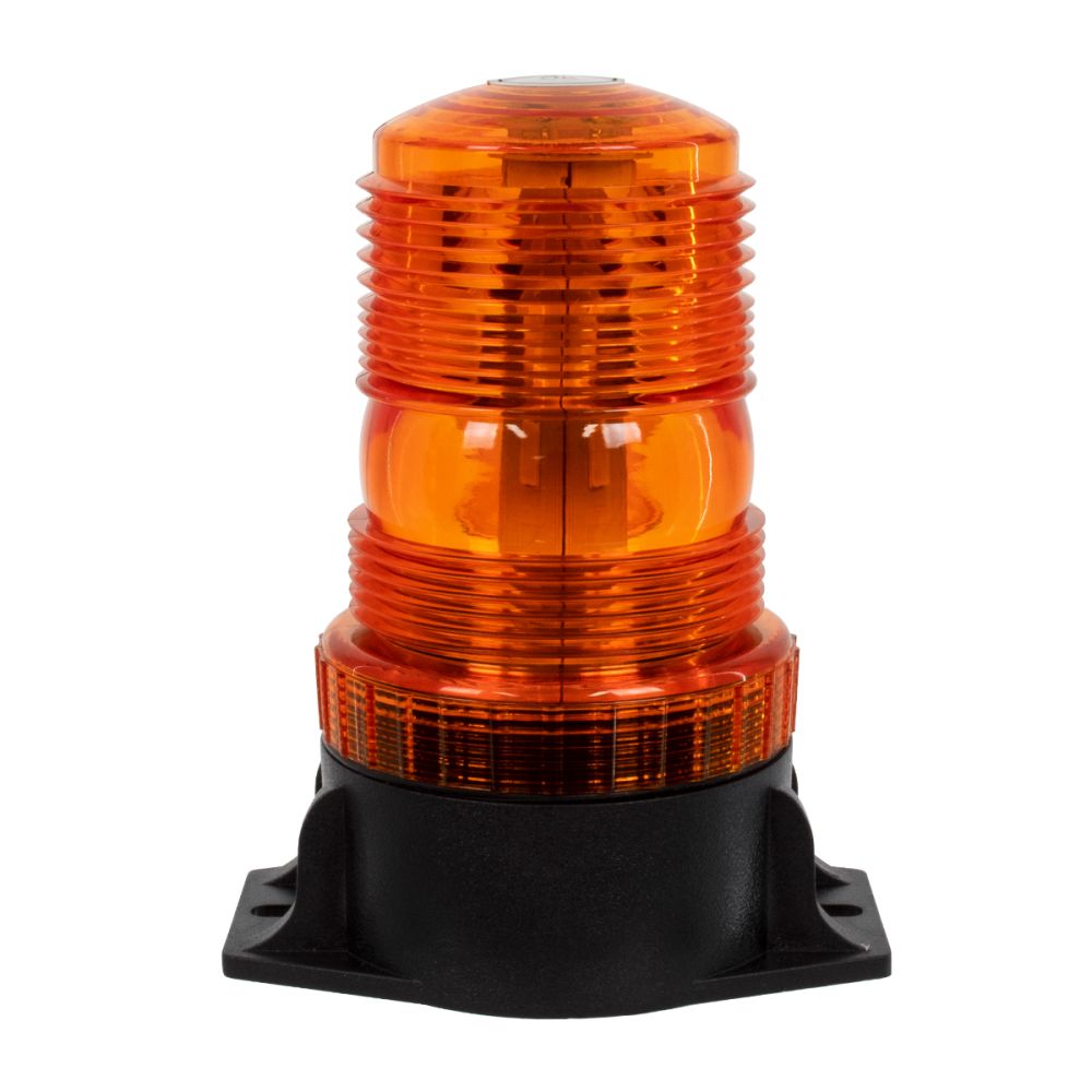 GloboStar® 85195 PRO Series Φάρος Ασφαλείας για Περονοφόρα - Κλαρκ - Αυτοκίνητα & Φορτηγά STROBE LED SMD 5730 40W DC 10-110V Αδιάβροχος IP65 Πορτοκαλί